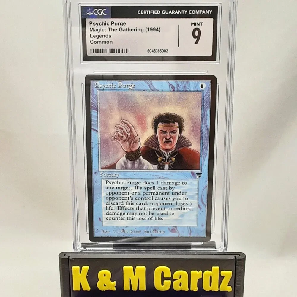 MTG - Legends - Psychic Purge - Graded - CGC 9 - Vintage